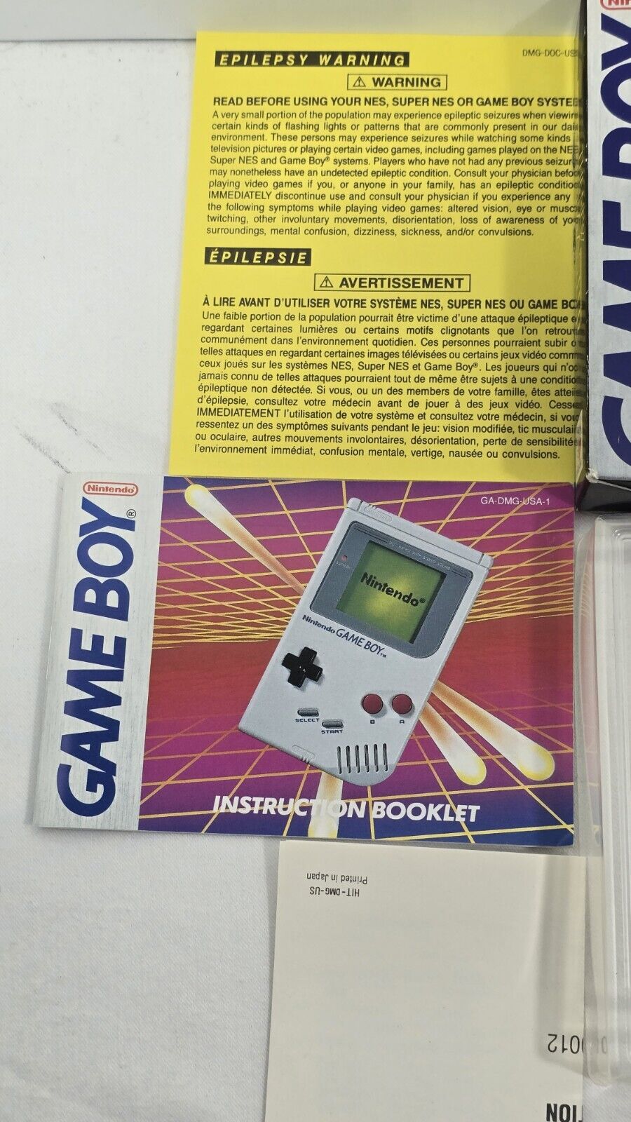 1992 - The New Chessmaster Nintendo Game Boy w/ Box, Manual, Inserts CIB Complete