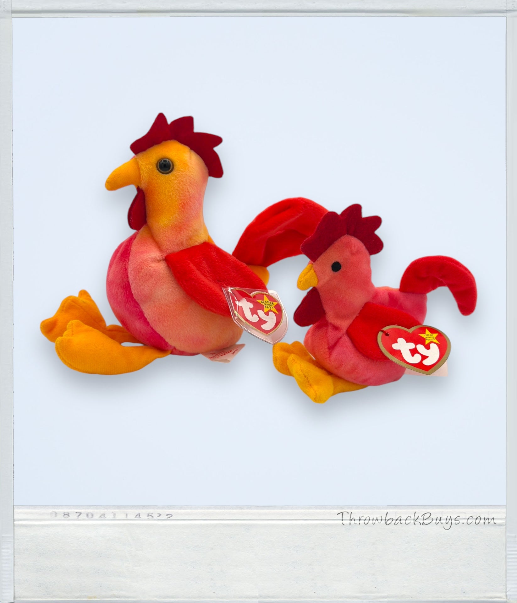 1996 - Beanie Babies Collection & 1993 - Teenie Babies: Strut The Rooster Bundle