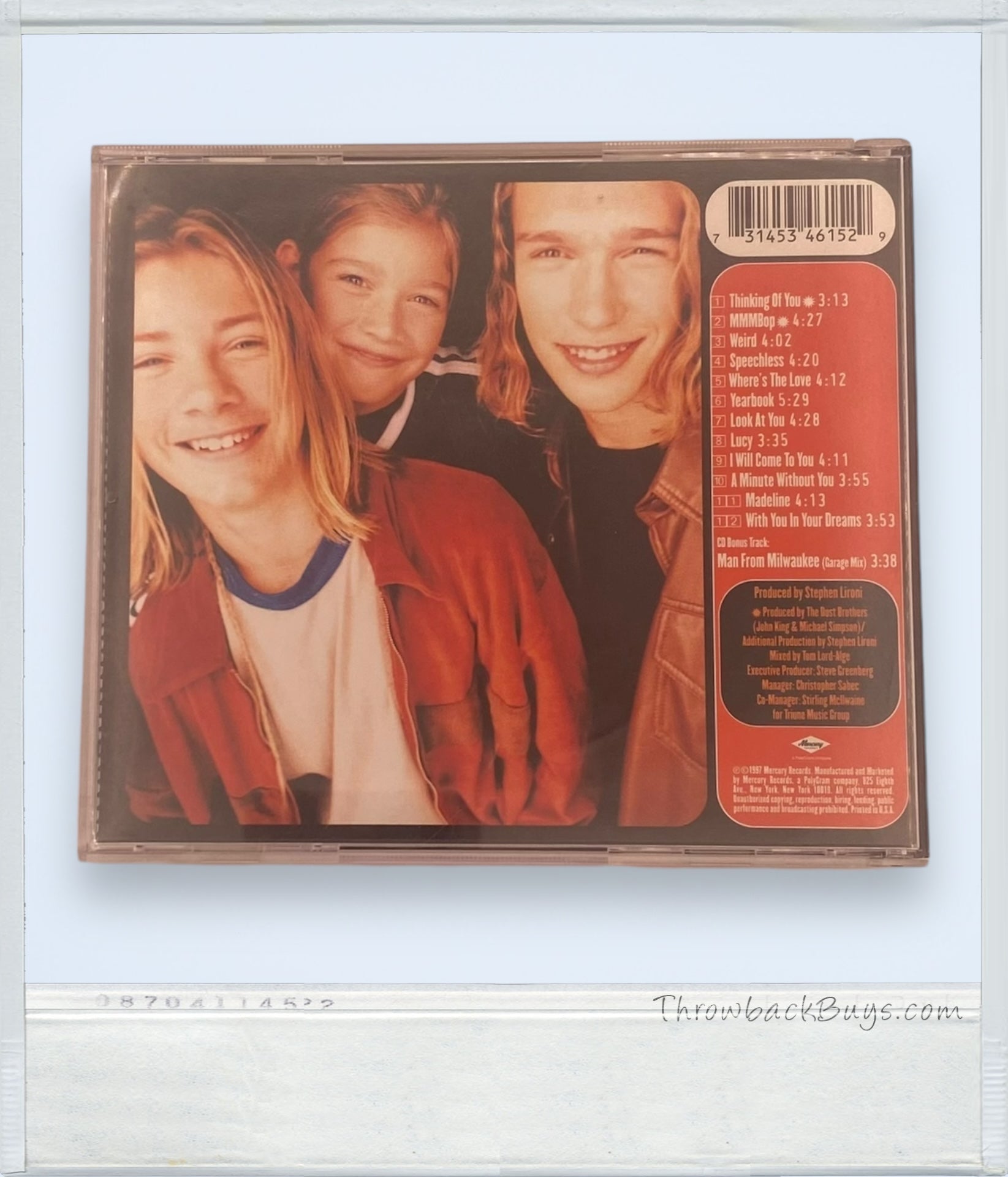 1997 - Hanson: Middle of Nowhere CD