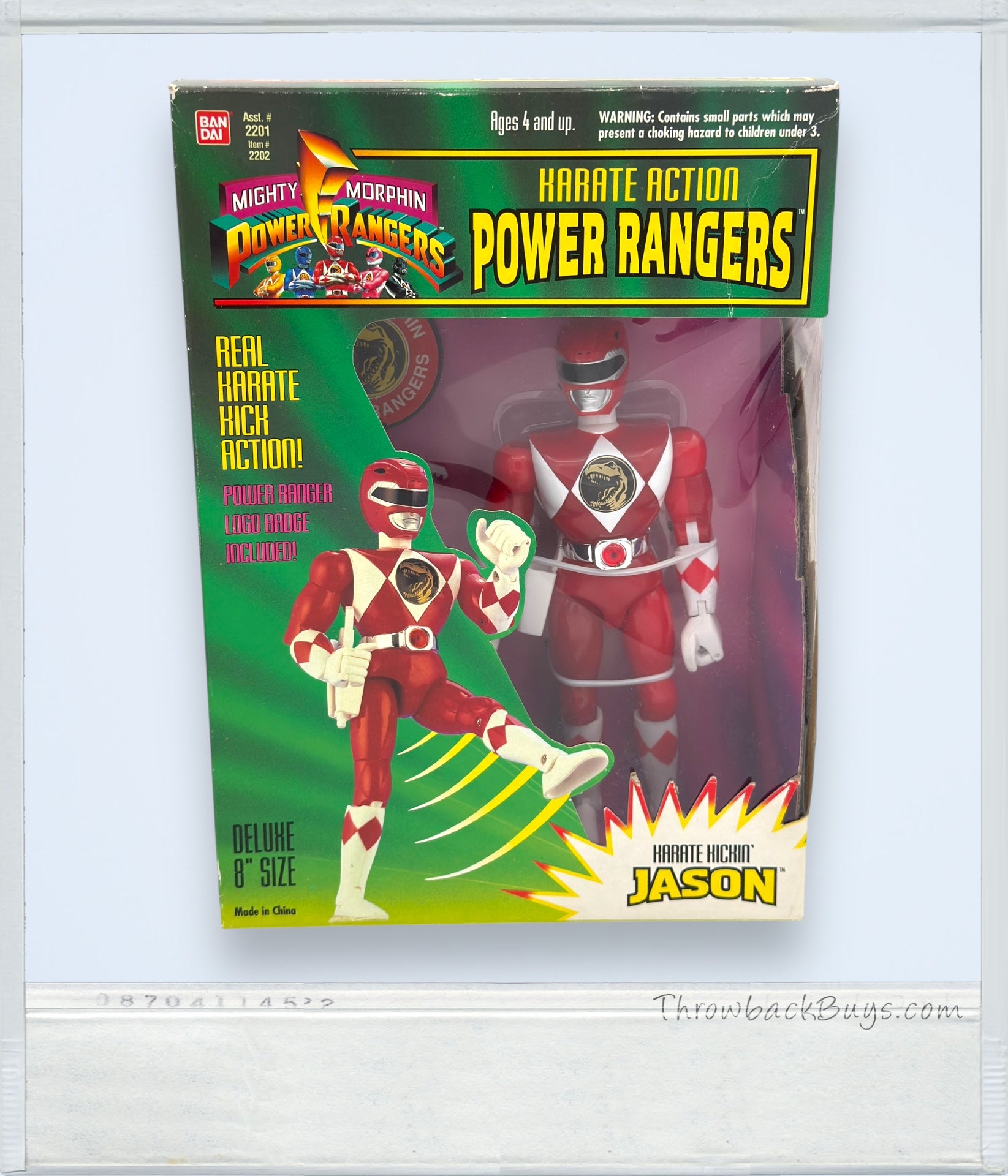 1994 - Bandai Mighty Morphin Power Rangers: Karate Choppin' Jason Red Ranger