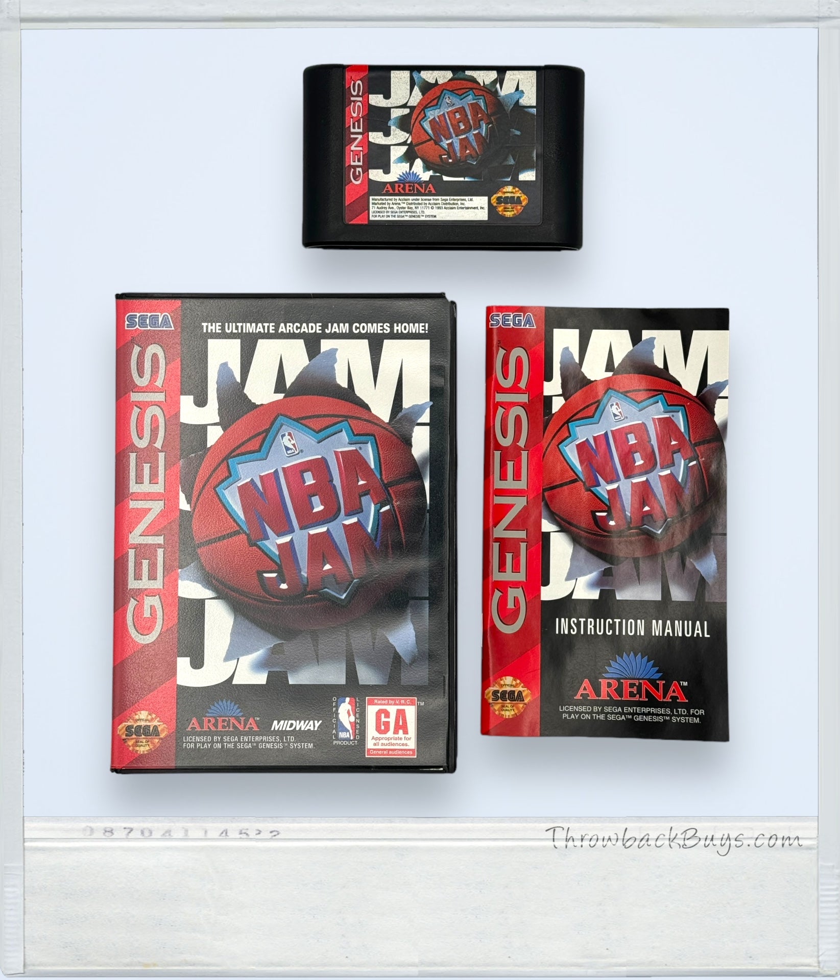 1993 - NBA Jam Sega Genesis Game