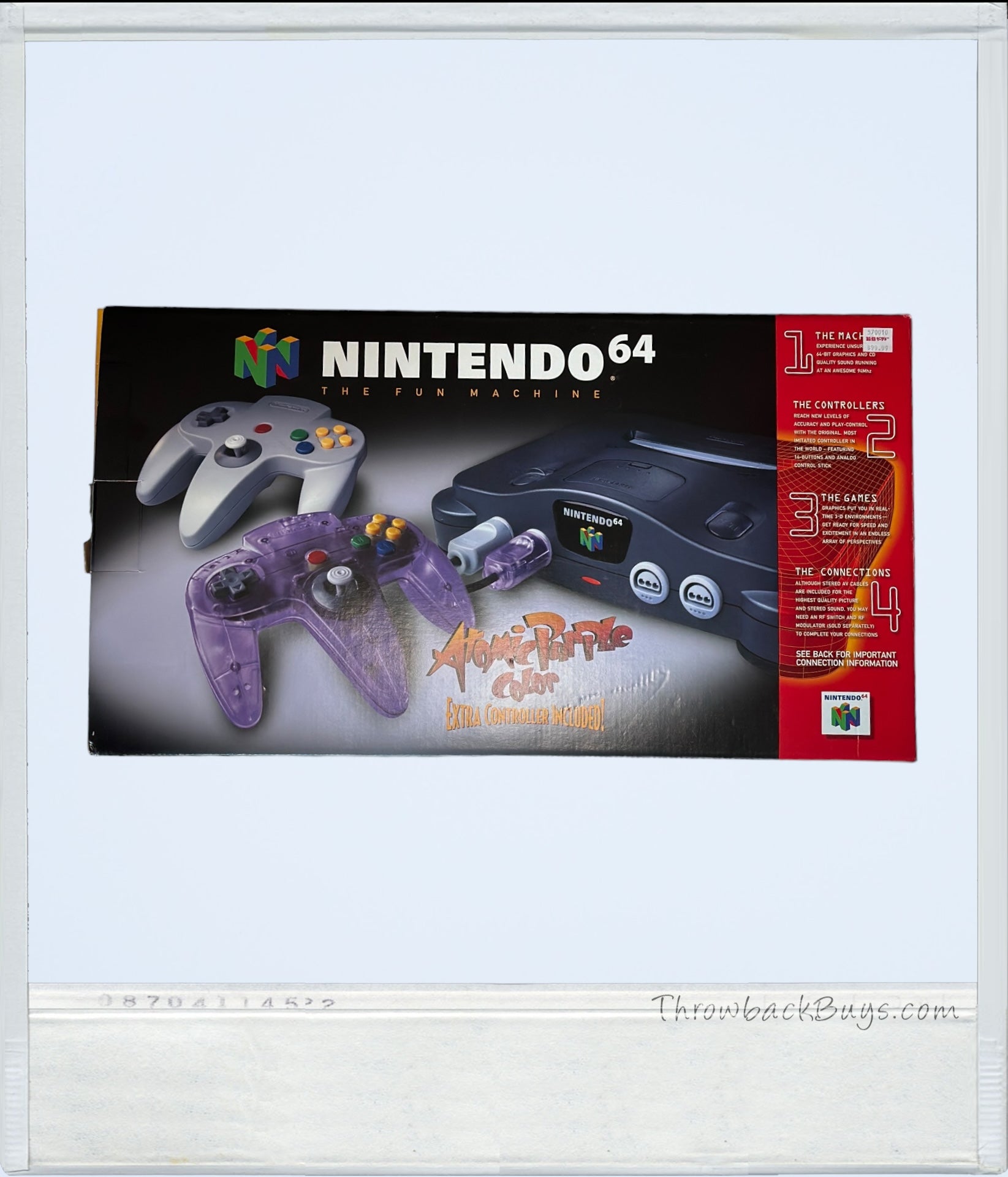 1998 - Nintendo 64 x GoldenEye Bundle IN BOX w/Controller & Rumble Pak - RARE