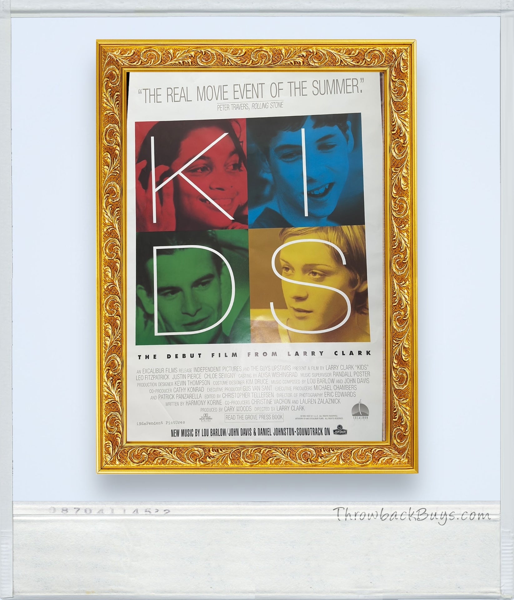 1995 - 'Kids' Theatrical Movie Poster 27" x 40" - RARE