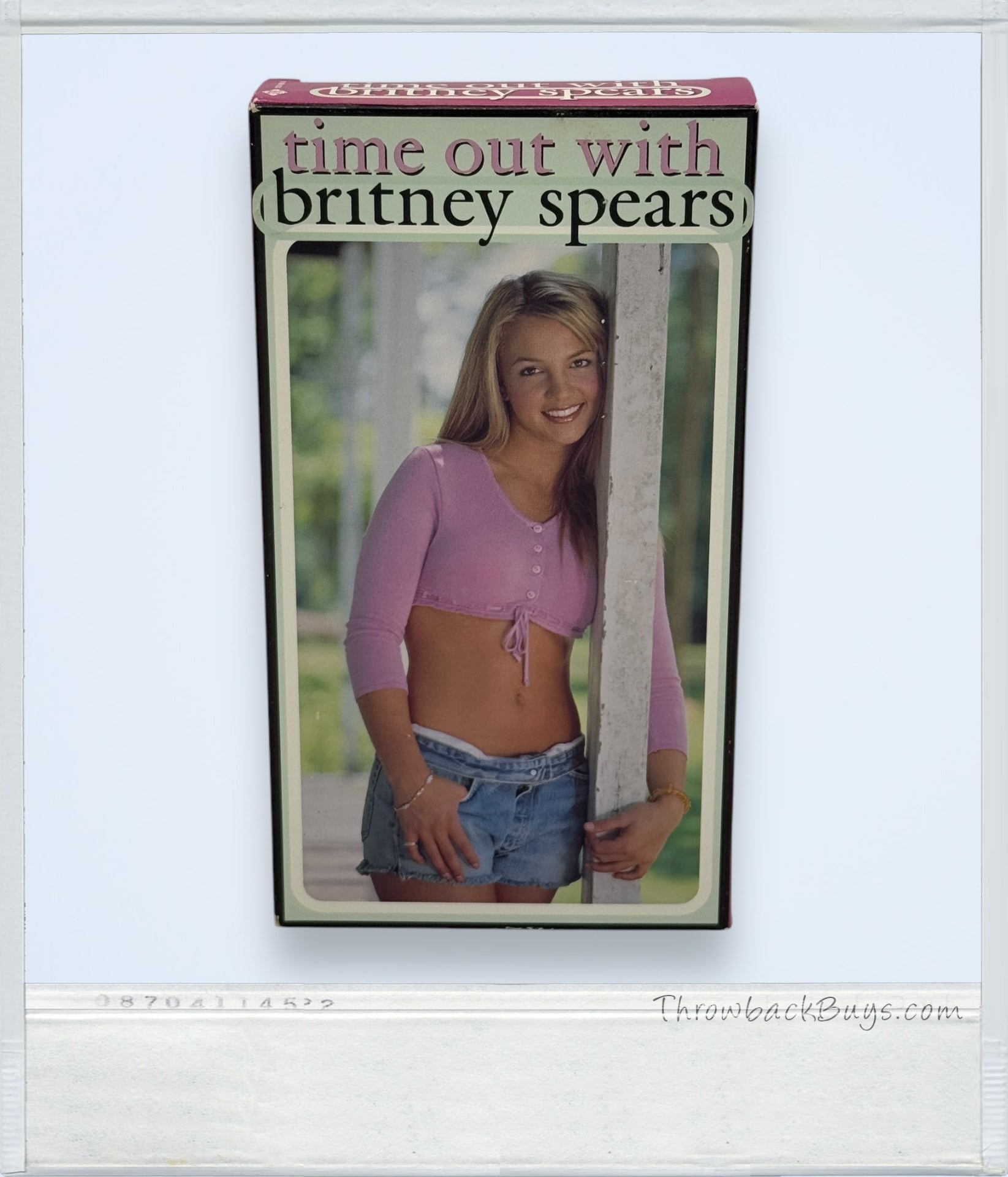 1999 - Time Out With Britney Spears VHS - RARE