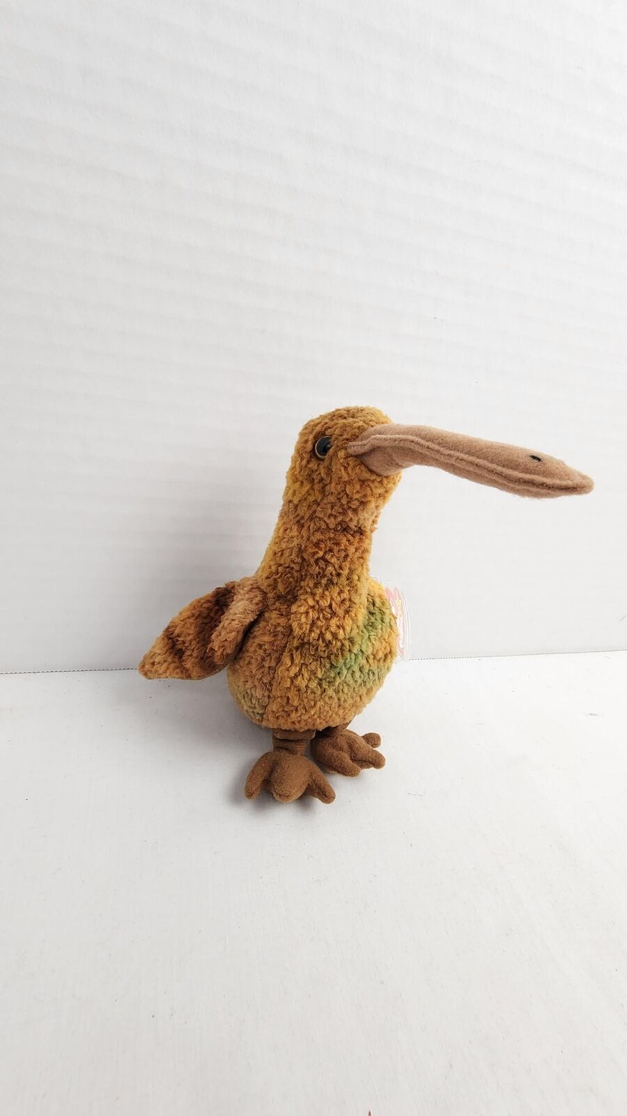 Ty Beak Kiwi Bird Beanie Babies - 6 in, Vintage, 1998, Multicolor