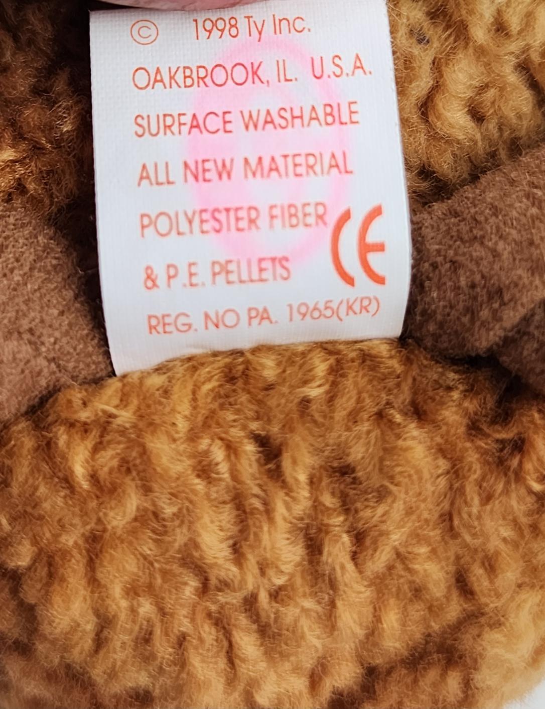 Ty Beak Kiwi Bird Beanie Babies - 6 in, Vintage, 1998, Multicolor