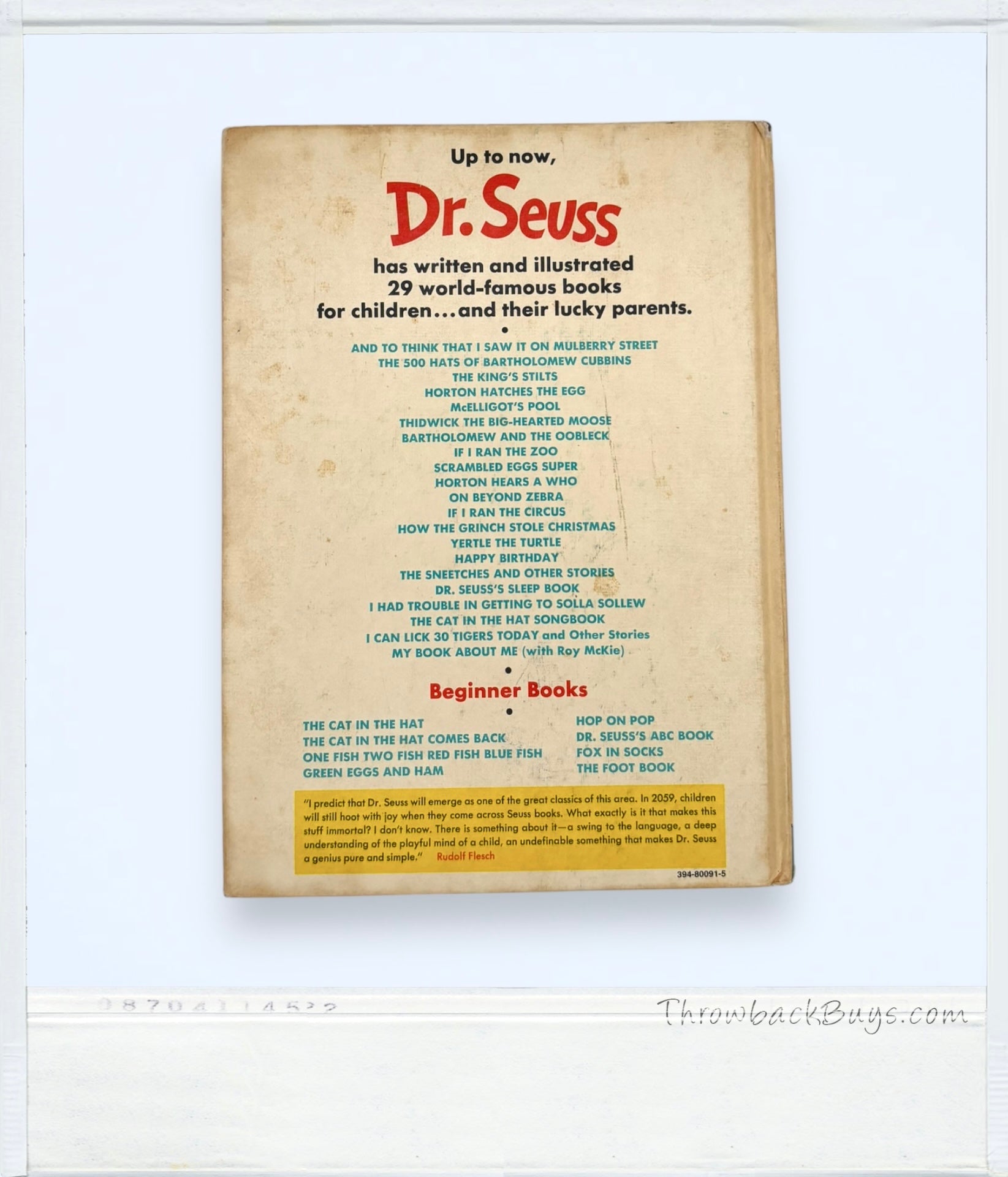 Vintage - Dr. Seuss's Sleep Book