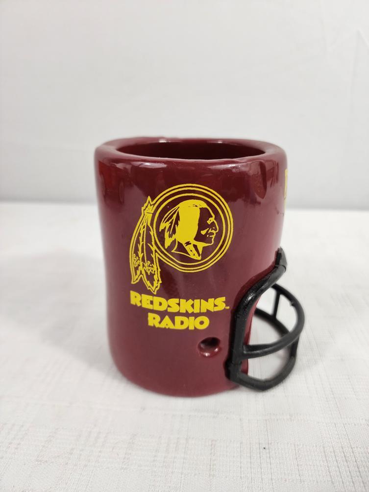 1990 - WJFK 106.7 FM Washington Redskins Radio Foam Koozie, Burgundy