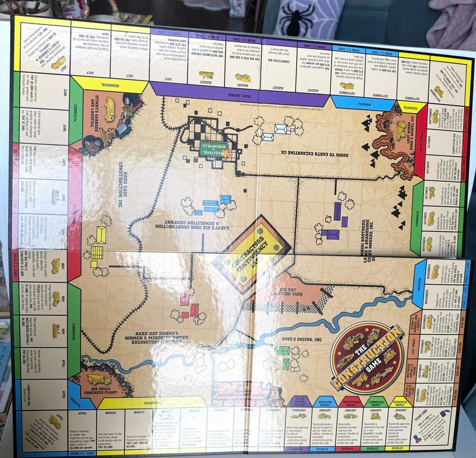 The Construction Board Game Dig Into Some Fun! 2002