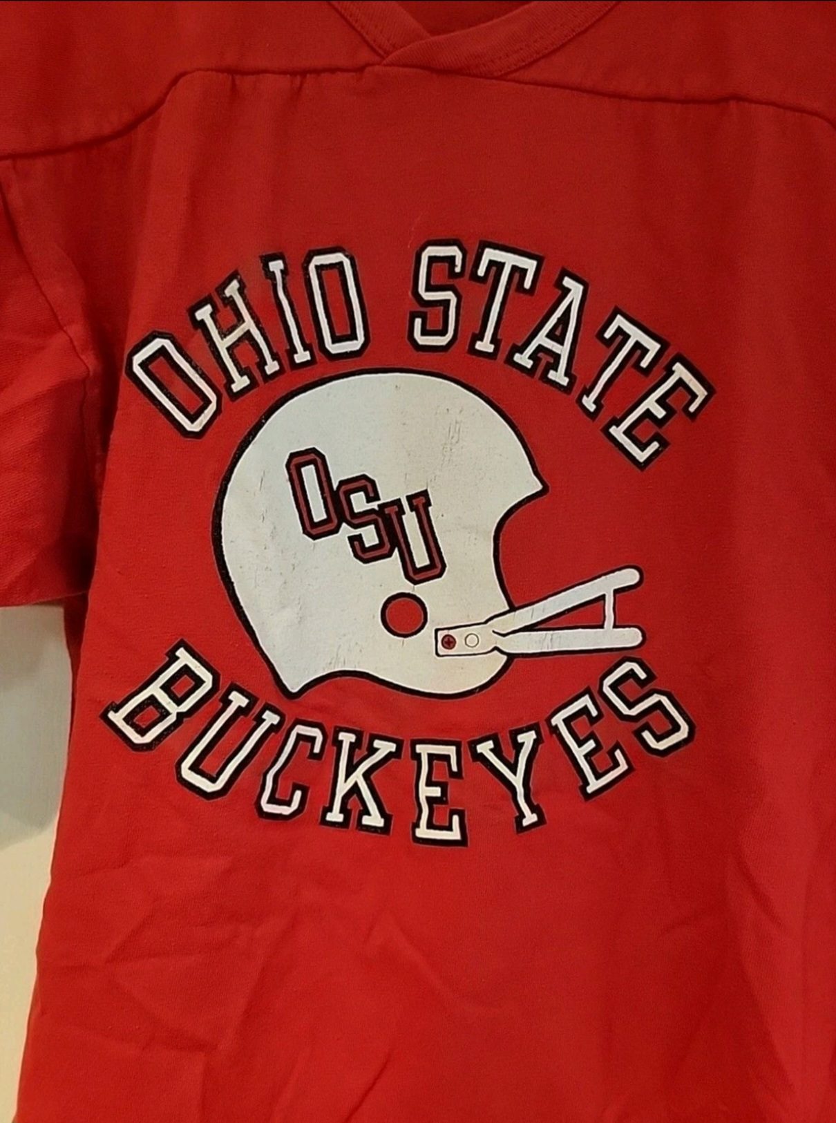 Ohio State Buckeyes Single Stitch Shirt USA Vintage 70s/80s Please Read Description