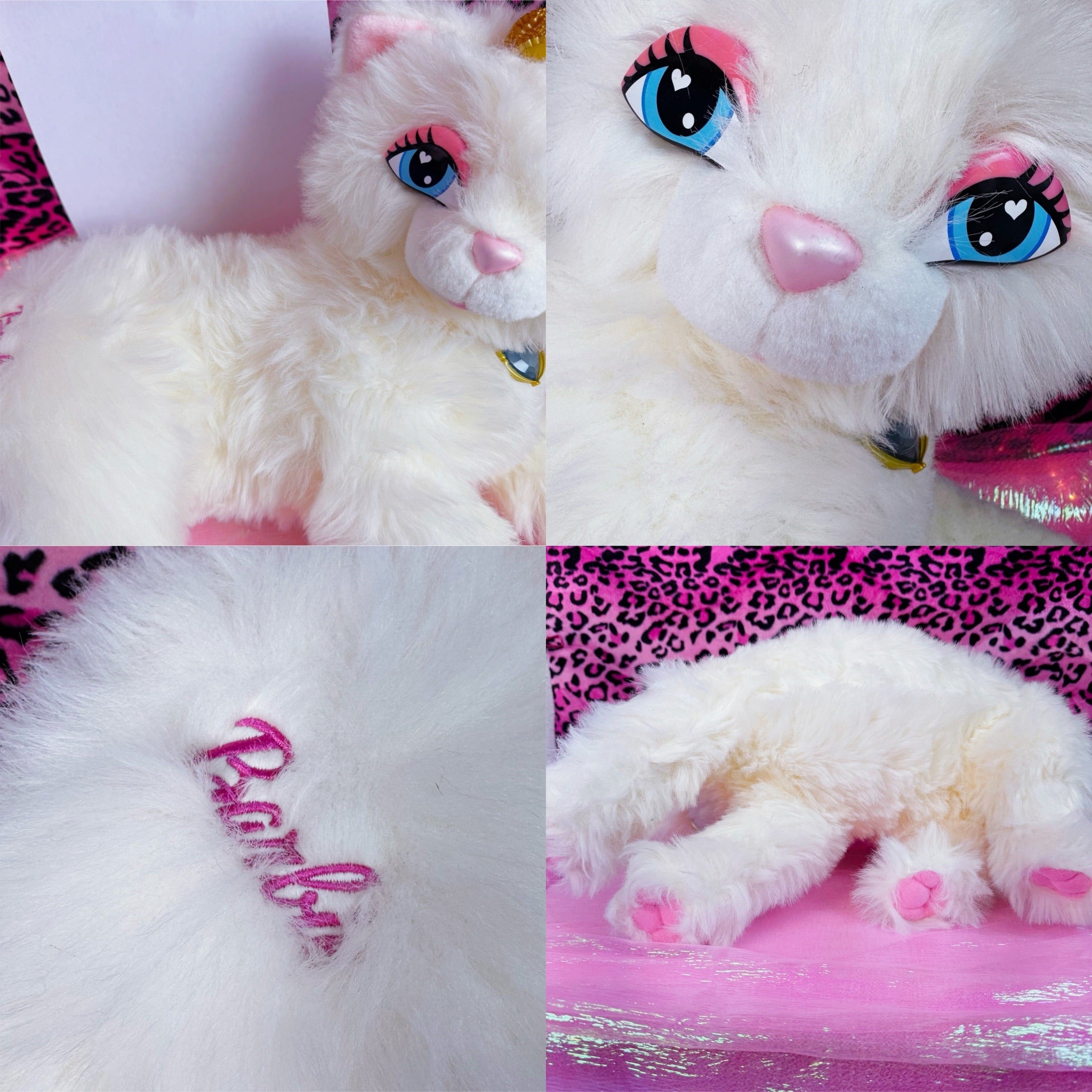 Vintage 2004 Barbie Serafina Plush Cat - Life Size 32”