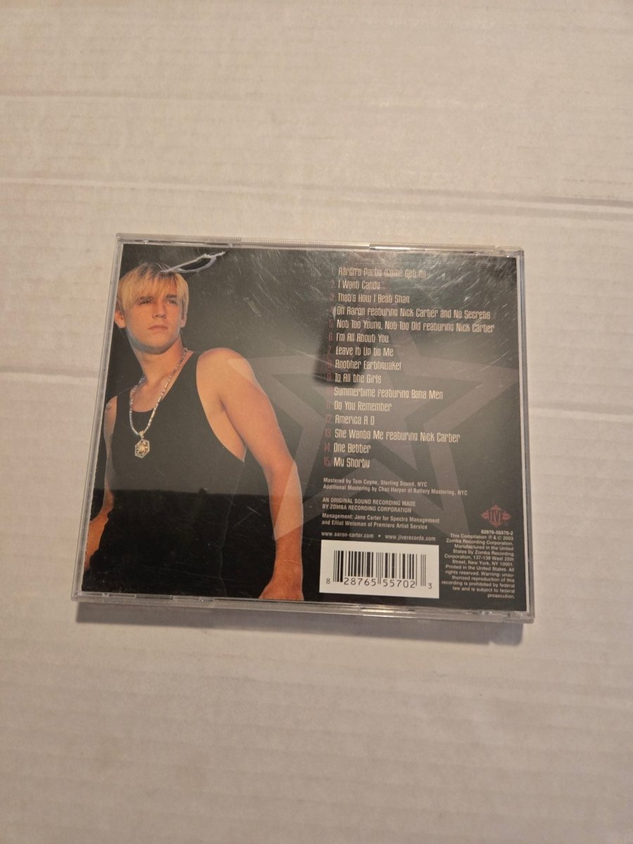Aaron Carter Most Requested Hits CD - CDs - ThrowbackBuys -Amanda's Awesome Finds