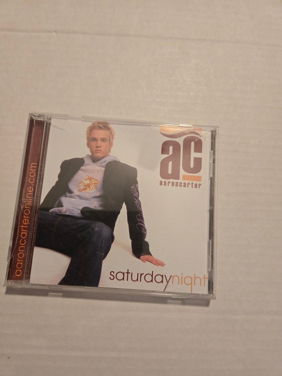 Aaron Carter Saturday Night CD Single - CDs - ThrowbackBuys -Amanda's Awesome Finds