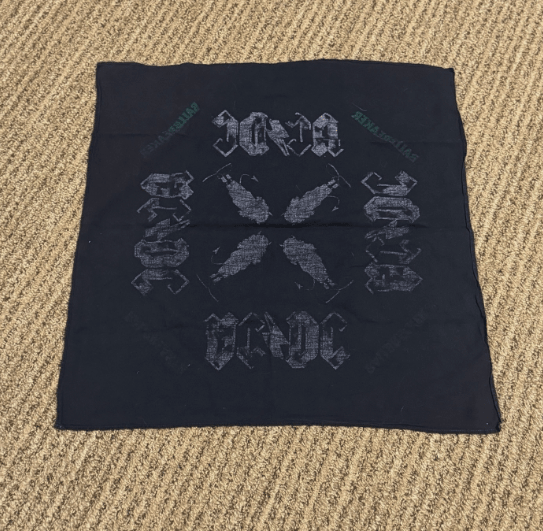 AC/DC VINTAGE 1995 Ballbreaker Concert Rare /brockum / Bandana 21 X 21 - Outfit Sets - ThrowbackBuys - Northwesttraders