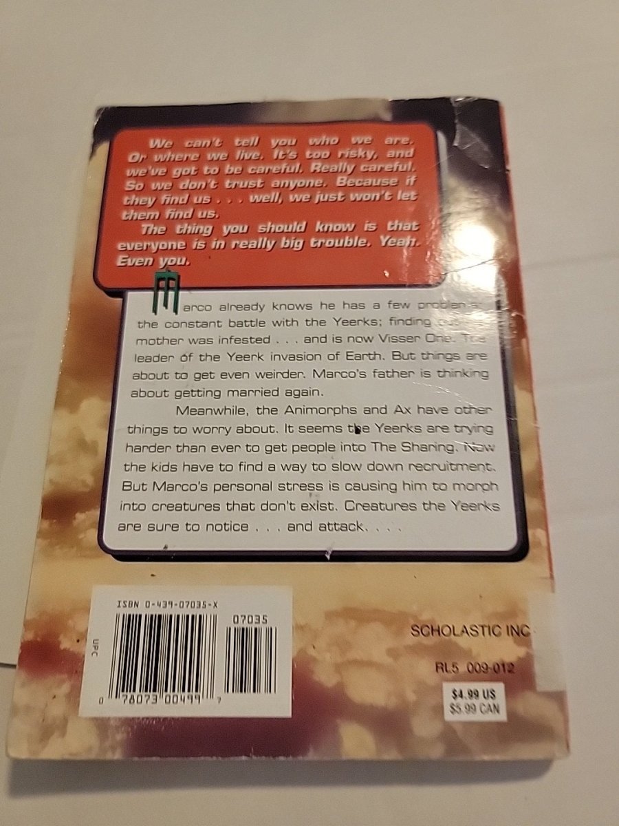 Animorphs 35 The Proposal Paperback 1999 - Books - ThrowbackBuys - Amanda's Awesome Finds