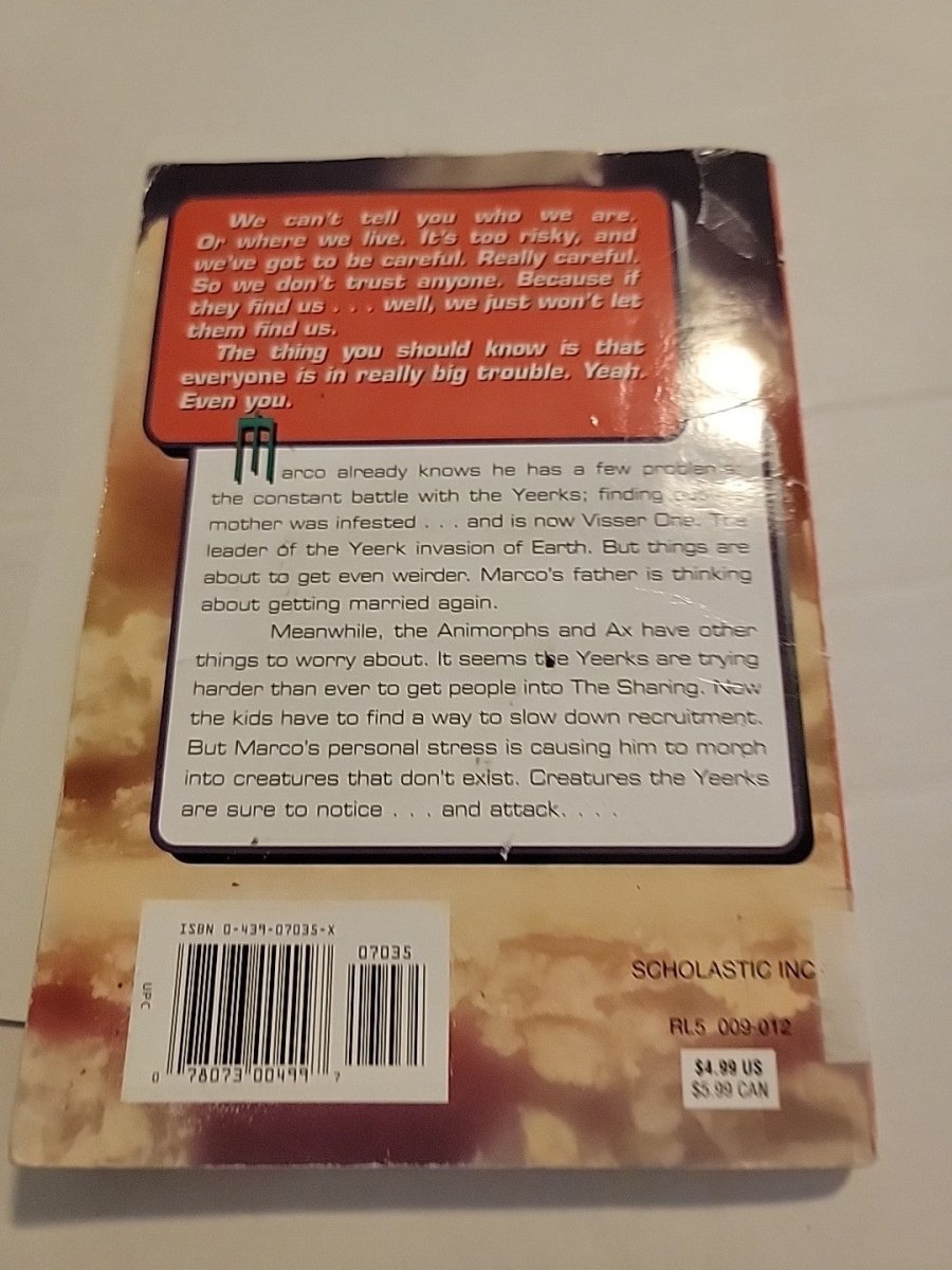 Animorphs 35: The Proposal Paperback 1999 - Books - ThrowbackBuys - Amanda's Awesome Finds