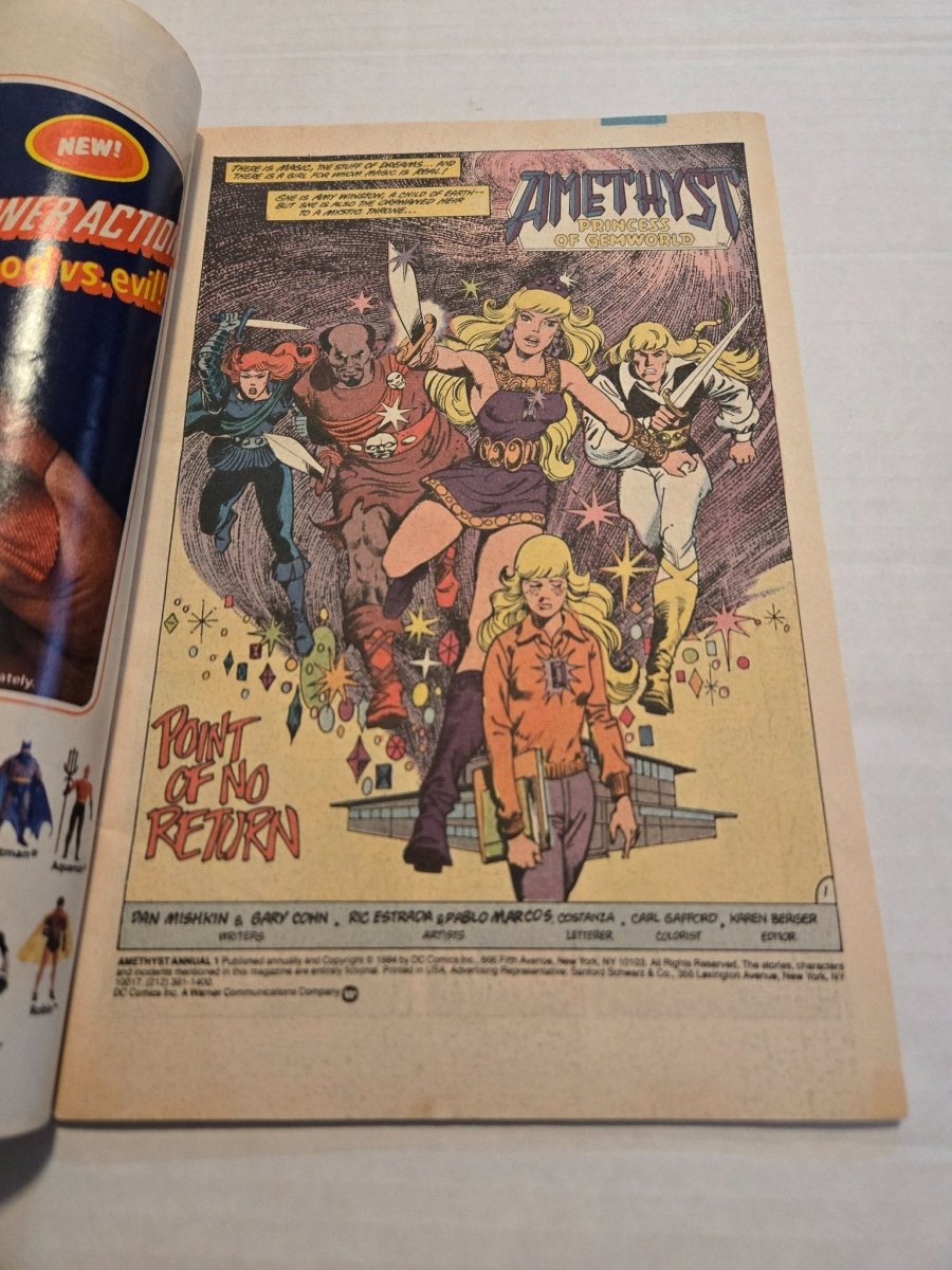 Annual Amethyst Princess of Gemworld 1 Comic Book 1984 - Comics - ThrowbackBuys - Amanda's Awesome Finds