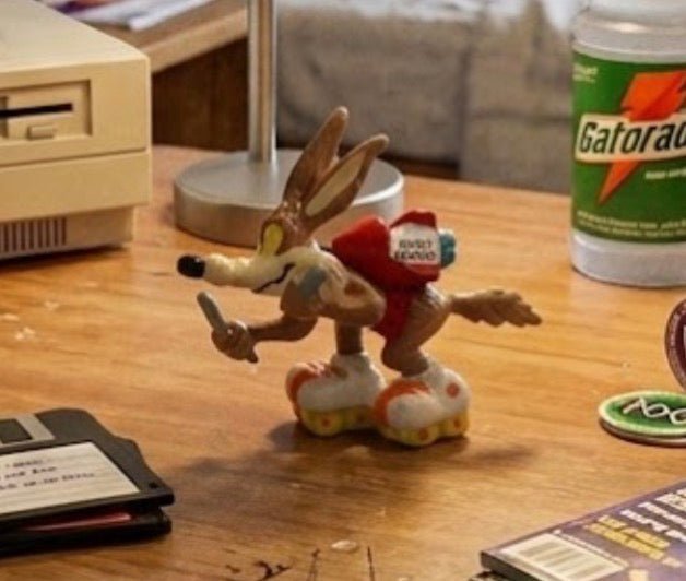 Applause Warner Bros Loony Tunes Wiley E Coyote Acme Rocket Vintage 1998 Toy - Action Figures & Collectibles - ThrowbackBuys -Just_in_collections