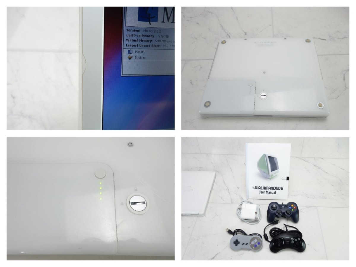 Apple iBook G3 Maxed Out & Loaded - NES SNES SEGA WIN98 - Computers - ThrowbackBuys -WalkmanDude