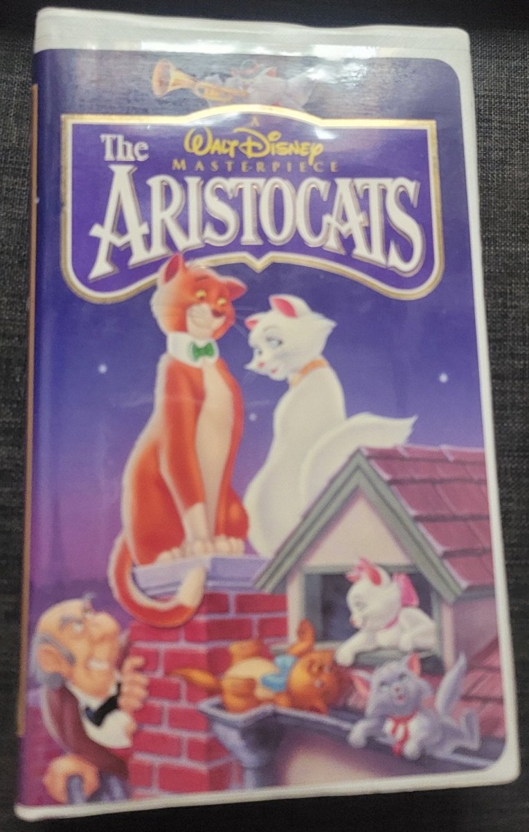Aristocats VHS Tape Clamshell - VHS - ThrowbackBuys - Amanda's Awesome Finds