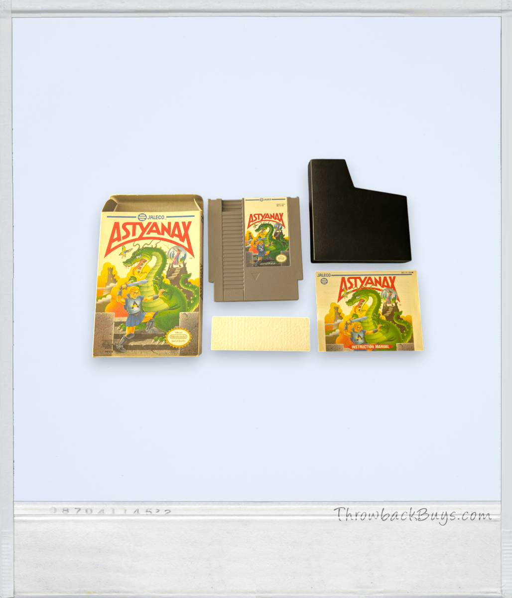 Astyanax - COMPLETE IN BOX (1990) - NES - Tested/Works - Video Games - ThrowbackBuys - Slaqr Retro Gaming & Collectibles