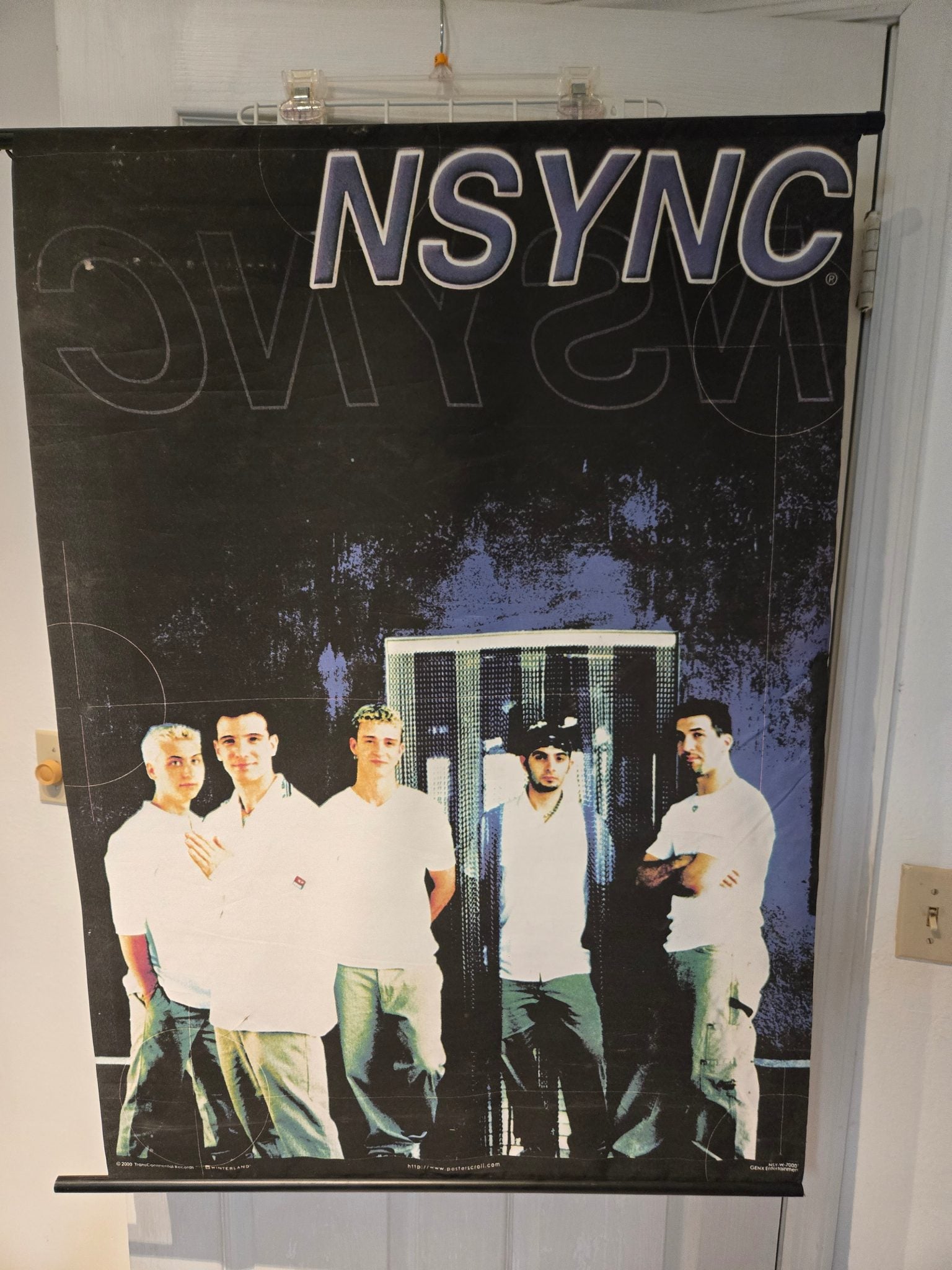 Vintage Y2K *NSYNC Cloth Poster Scroll