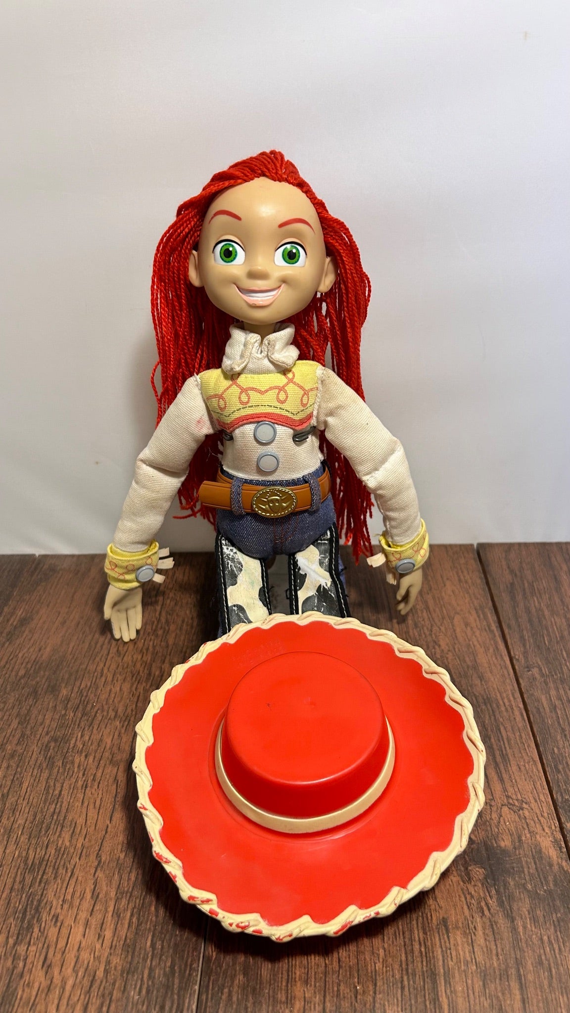 Toy Story Jessie 14 Inch Doll Pull String Talks & Tested With Hat Vintage