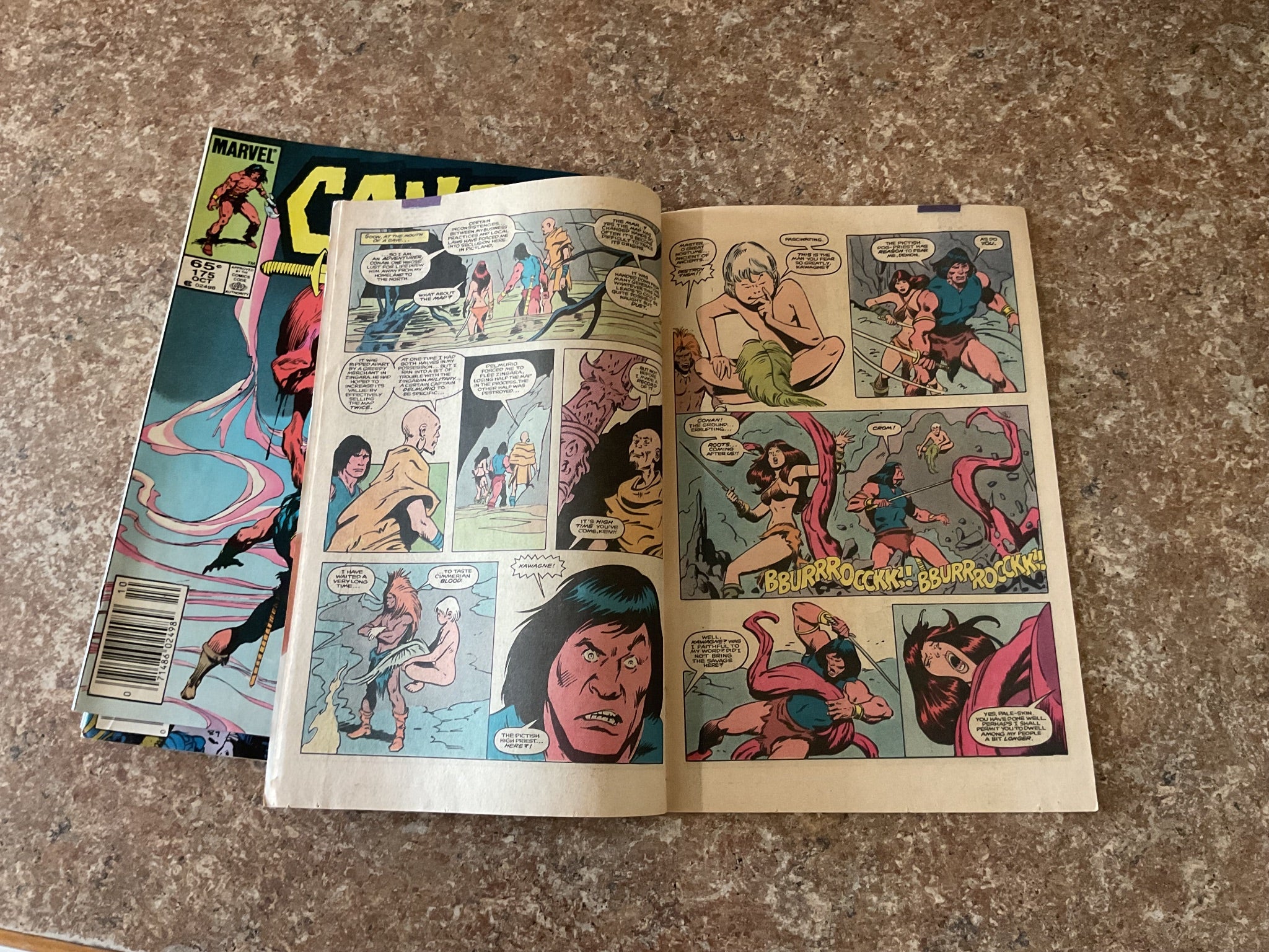 Marvel Conan the Barbarian Comics Lot Of 4 #173 #175 #179 #229