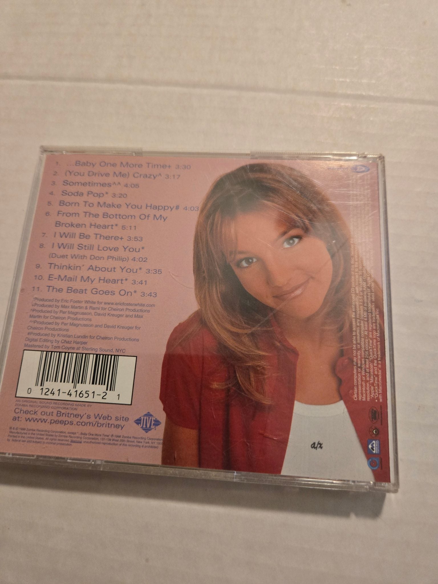 Britney Spears .....Baby One More Time CD