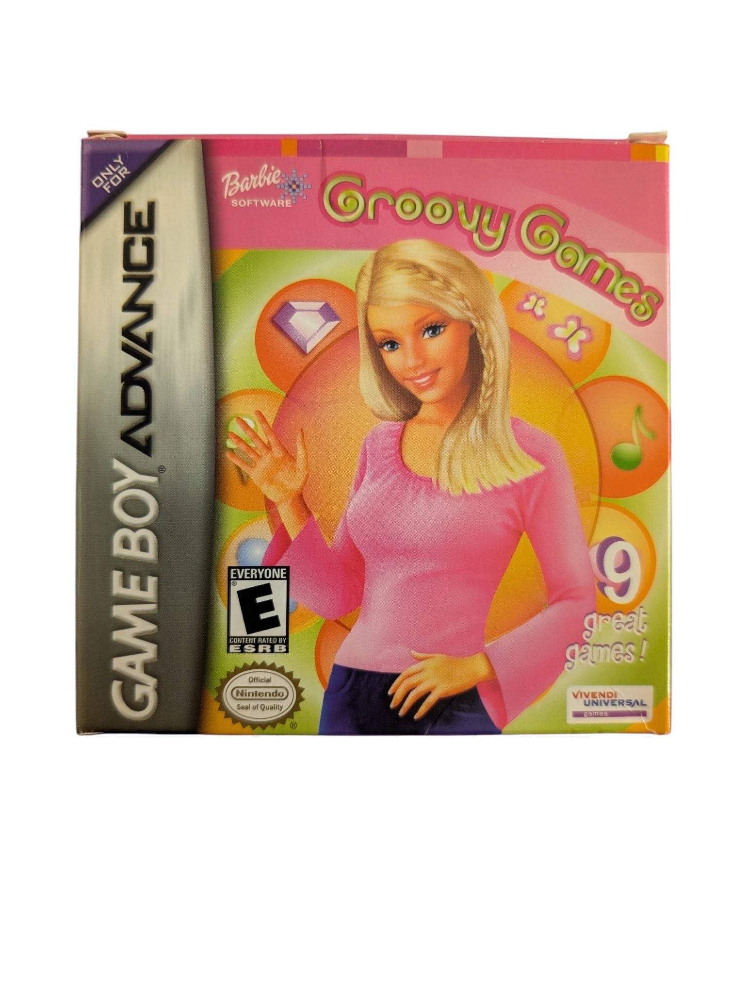 Barbie - Groovy Games - Complete in Box - Gameboy Advance - 2002