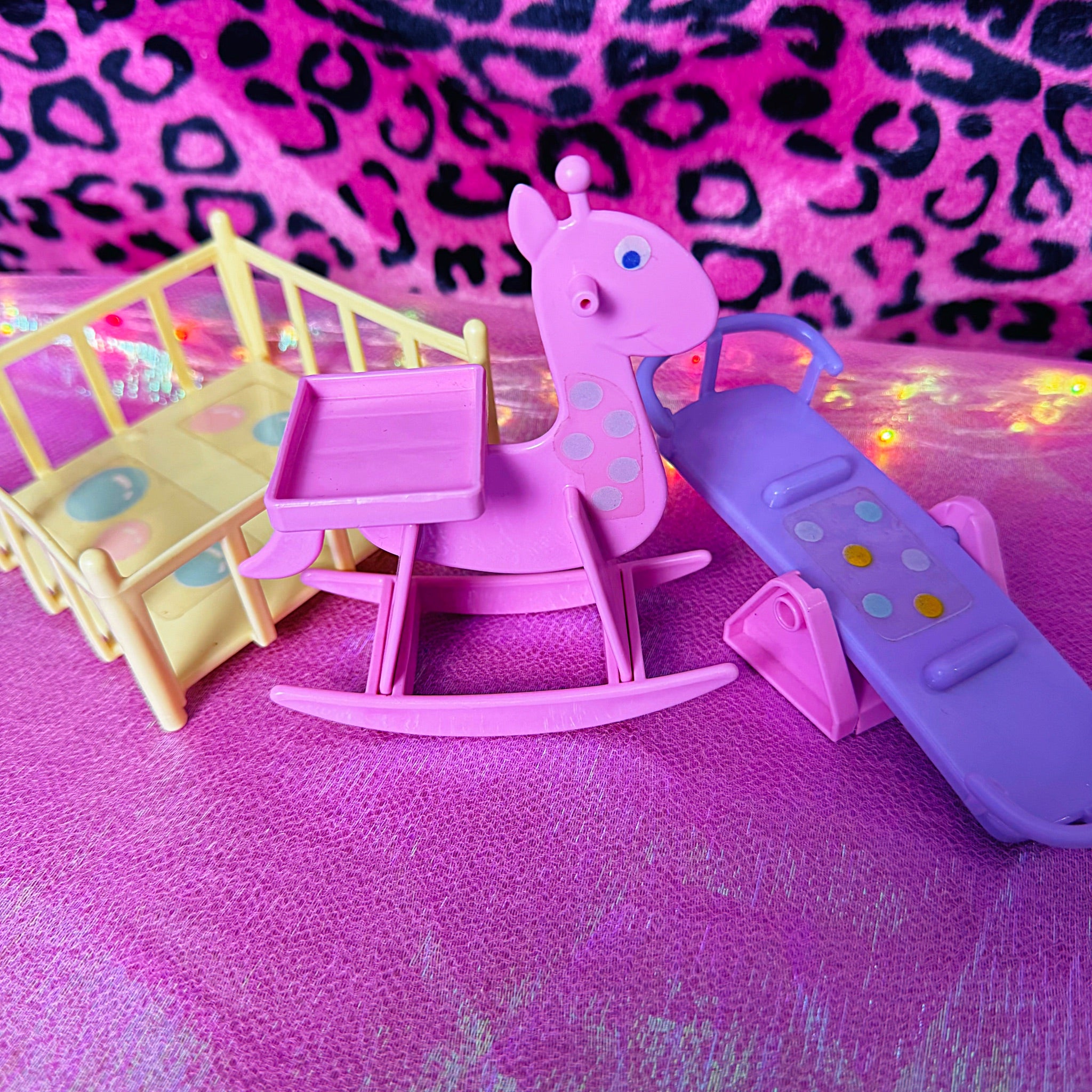 Vintage 1988 Mattel Arco Nursery Playset Toys