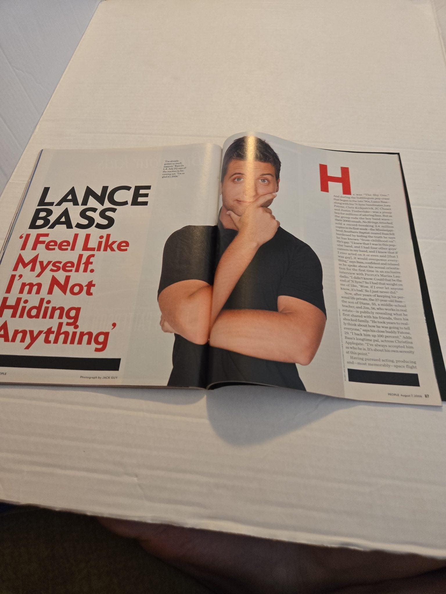 Vintage 2006 People Magazine N*SYNC Lance Bass