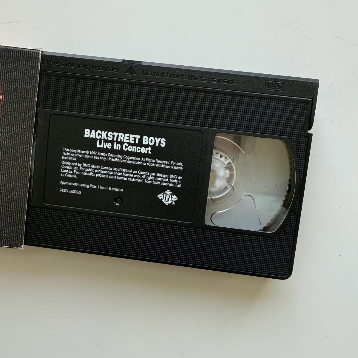 Backstreet Boys Live in Concert VHS 1997 - Movies - ThrowbackBuys - NostalgicEpisodes