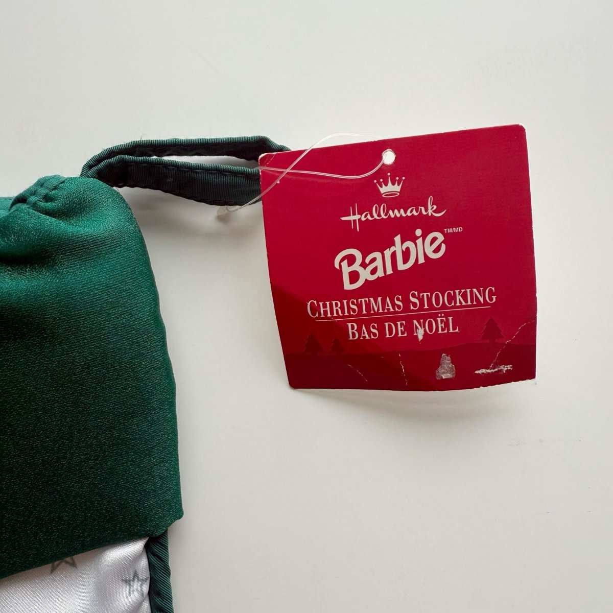 Barbie Christmas Stocking 1995 Mattel Hallmark - Stockings - ThrowbackBuys - NostalgicEpisodes