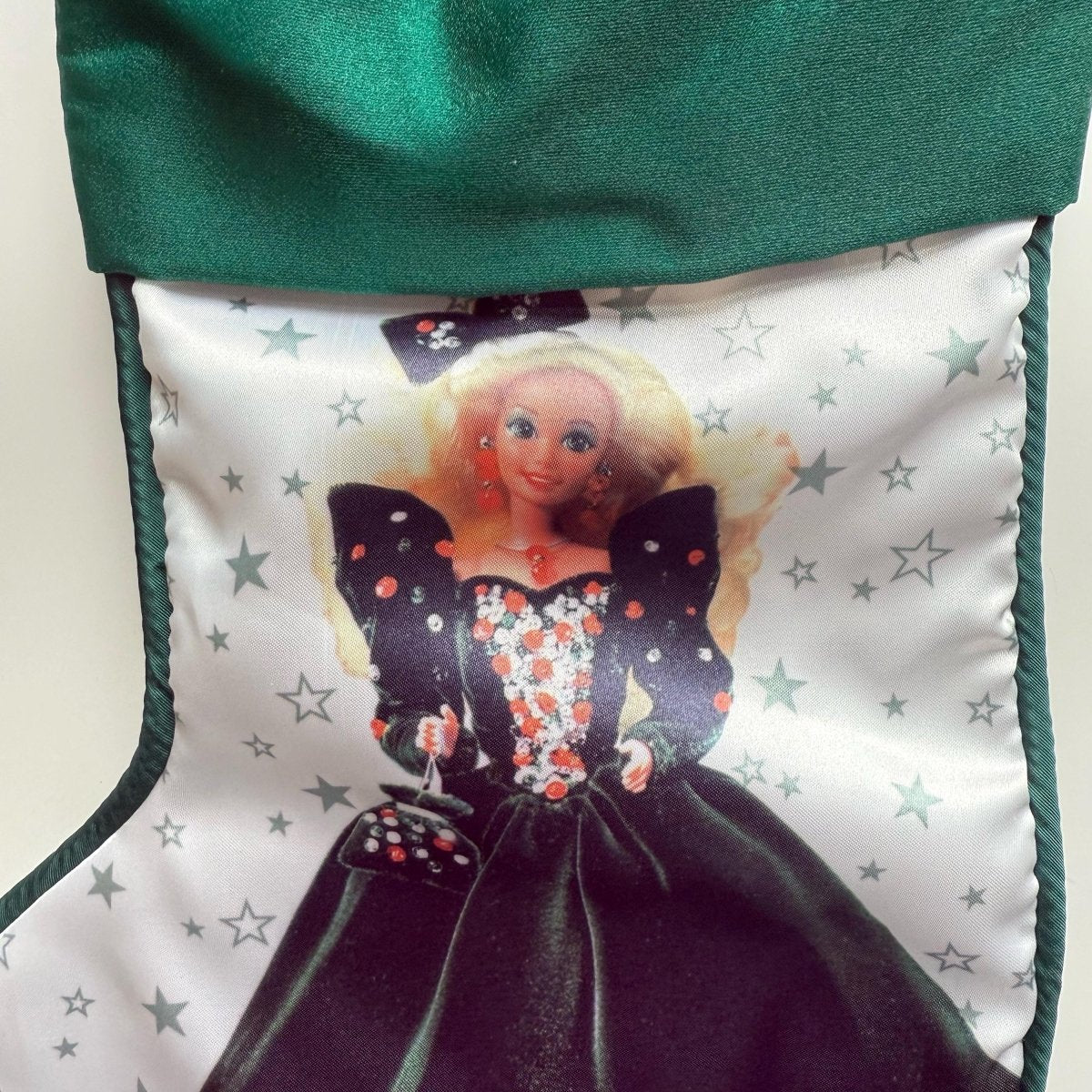 Barbie Christmas Stocking 1995 Mattel Hallmark - Stockings - ThrowbackBuys - NostalgicEpisodes