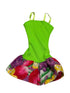 Barbie Doll Clothing From The 1990’s Neon Green & Floral Dress with Tag - Dolls - ThrowbackBuys - Abunnysvintageco