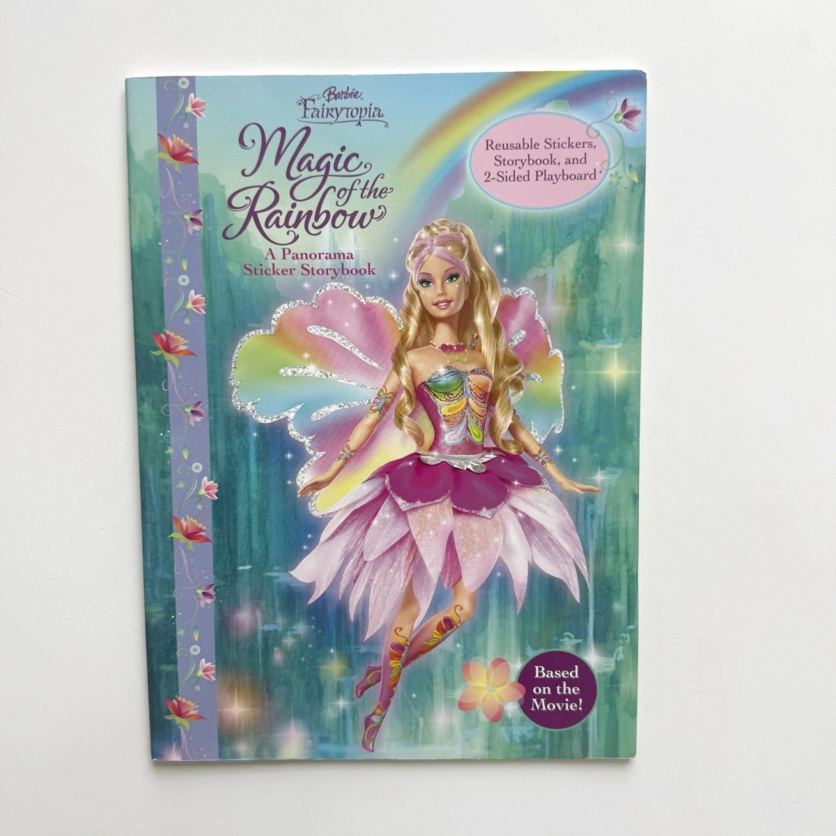 Barbie Fairytopia Magic of the Rainbow Sticker Storybook 2006 - Books - ThrowbackBuys -NostalgicEpisodes