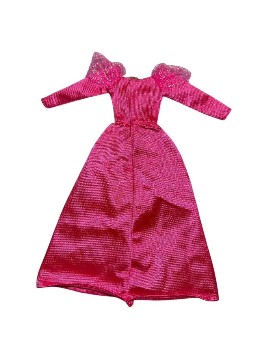 Barbie Fashion Doll Sparkle Pretty 1990's PINK DRESS Barbie Purple tagged - Dolls - ThrowbackBuys - Abunnysvintageco