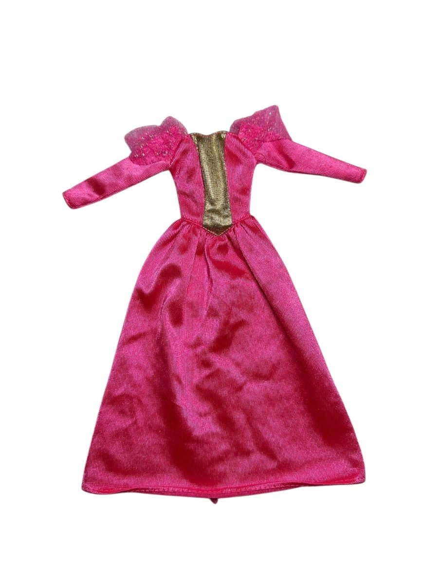 Barbie Fashion Doll Sparkle Pretty 1990's PINK DRESS Barbie Purple tagged - Dolls - ThrowbackBuys - Abunnysvintageco