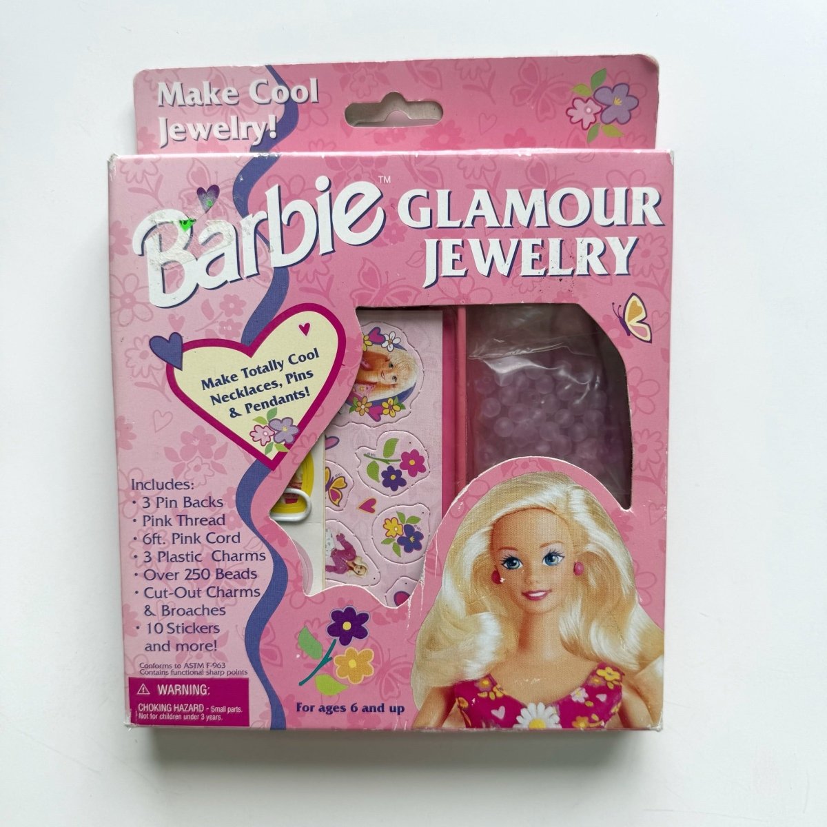 Barbie Glamour Jewelry Kit 1995 - Arts & Crafts - ThrowbackBuys -NostalgicEpisodes