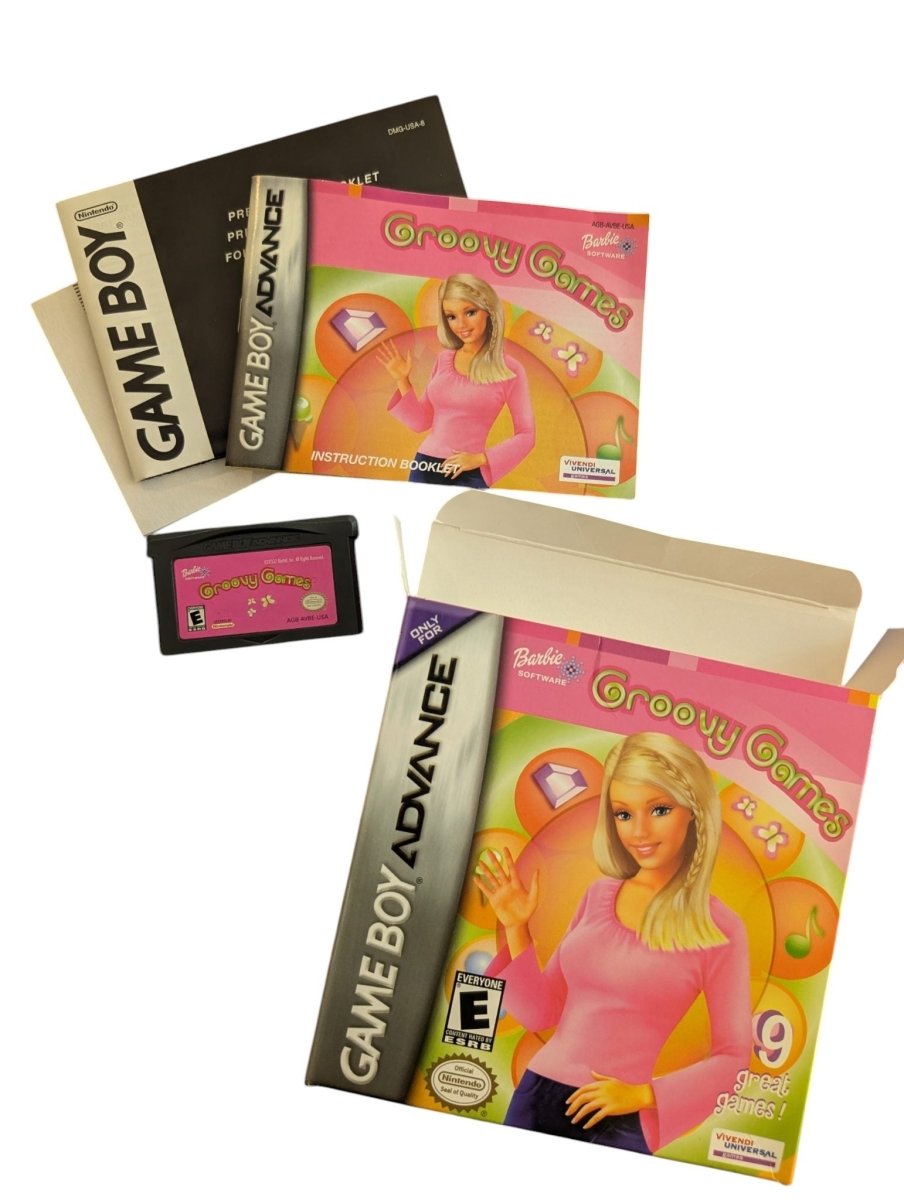 Barbie - Groovy Games - Complete in Box - Gameboy Advance - 2002 - Video Games - ThrowbackBuys -Slaqr Retro Gaming & Collectibles