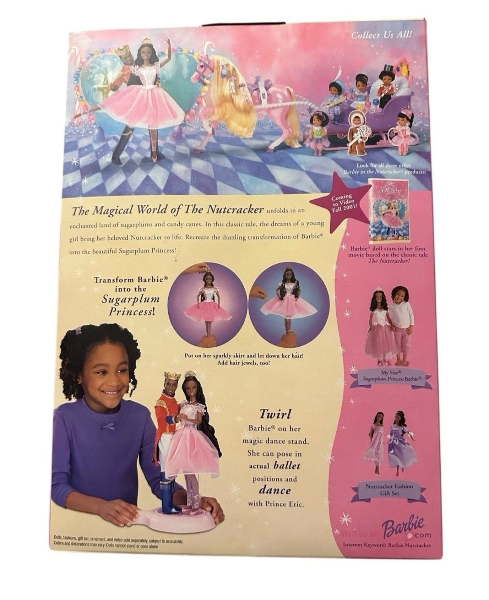 Barbie The Nutcracker Ballerina Sugarplum Princess African American Rare NIB - Dolls - ThrowbackBuys - Abunnysvintageco