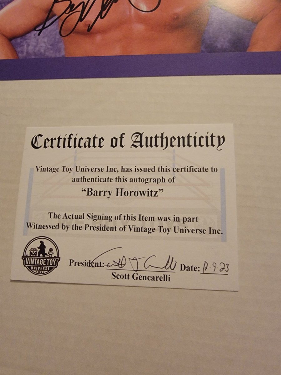 Barry Horowitz Autographed Photo With COA - Sports Memorabilia - ThrowbackBuys - Amanda's Awesome Finds
