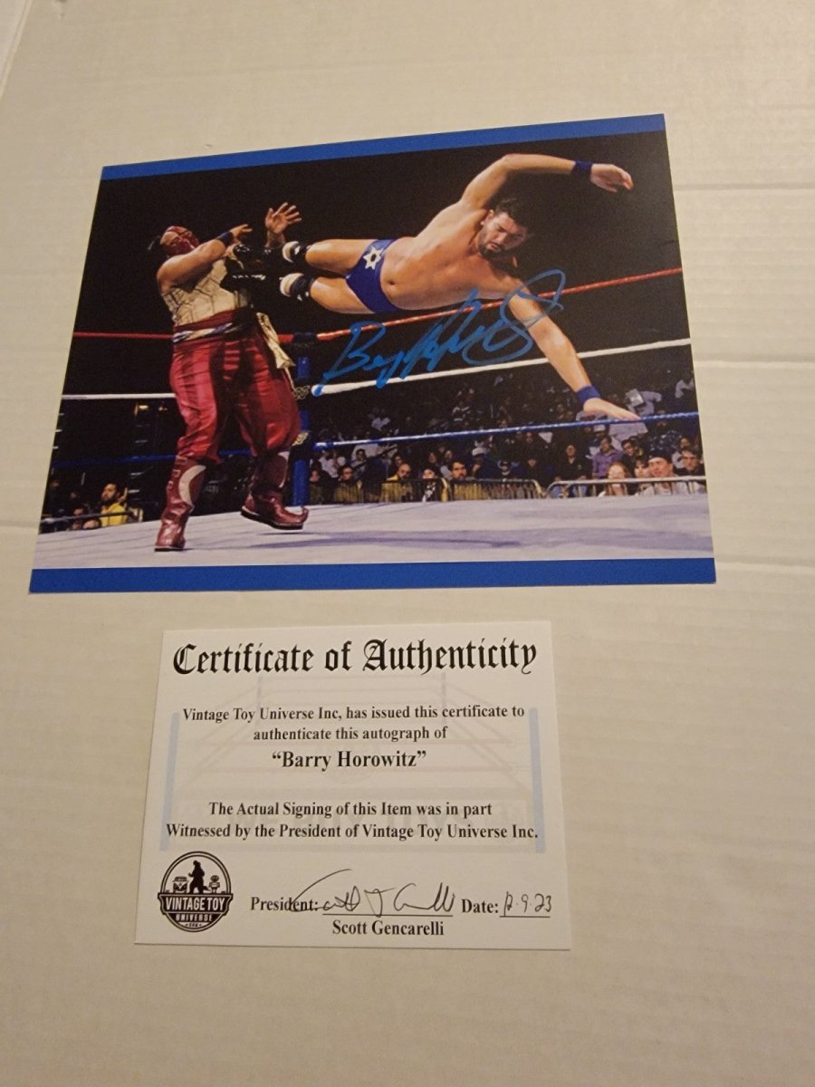 Barry Horowitz Leaping Autographed Photo With COA - Sports Memorabilia - ThrowbackBuys - Amanda's Awesome Finds