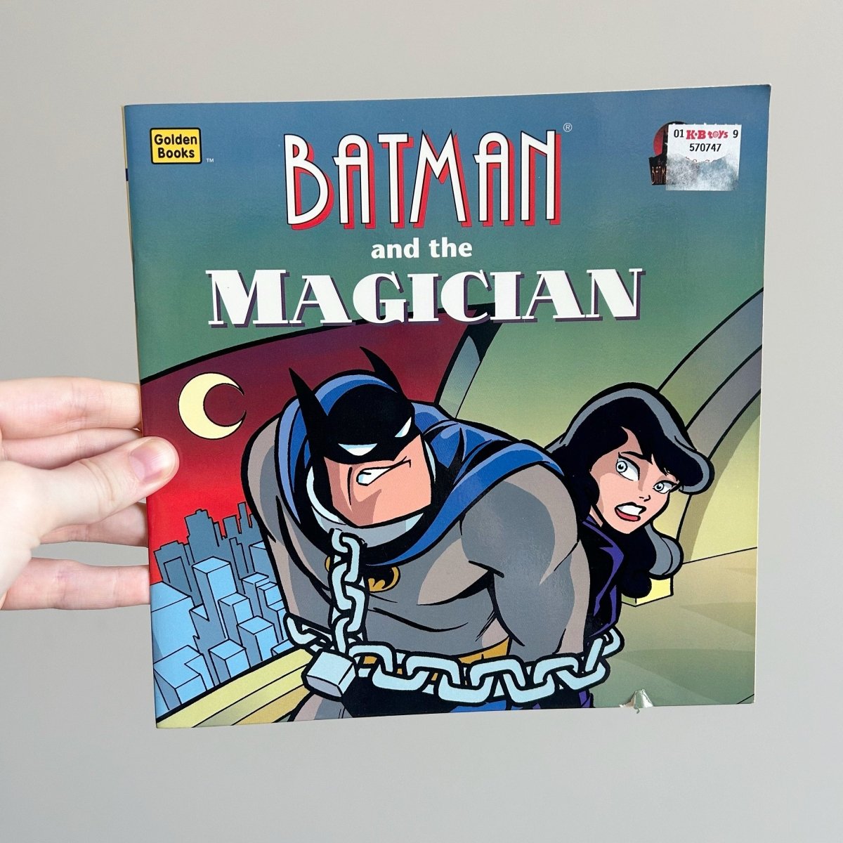 Batman and the Magician Picture Golden Book 1995 Superheros - Memorabilia - ThrowbackBuys - NostalgicEpisodes