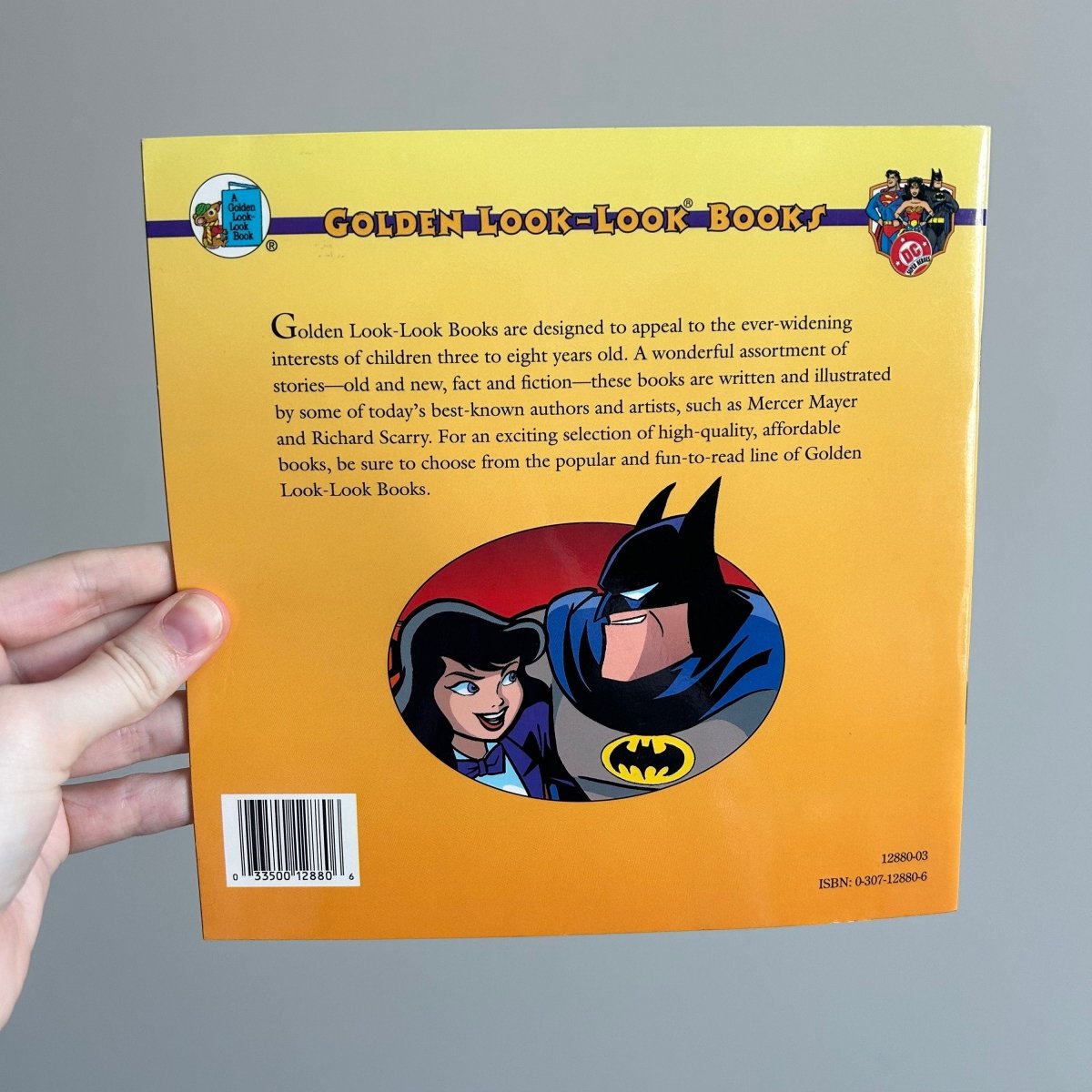 Batman and the Magician Picture Golden Book 1995 Superheros - Memorabilia - ThrowbackBuys - NostalgicEpisodes