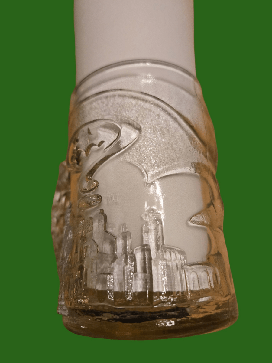 BATMAN FOREVER MOVIE, 1995, CLEAR MUG, McDonalds - Collectible Cups - ThrowbackBuys - Eclecticcherryreseller