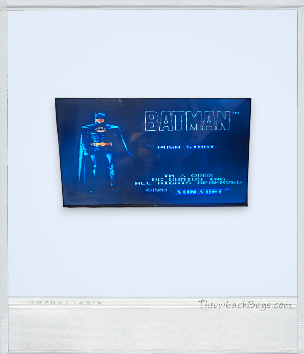 Batman: The Video Game - Cartridge (1990) - NES - Tested/Works - Video Games - ThrowbackBuys - slaqr retro gaming & collectibles