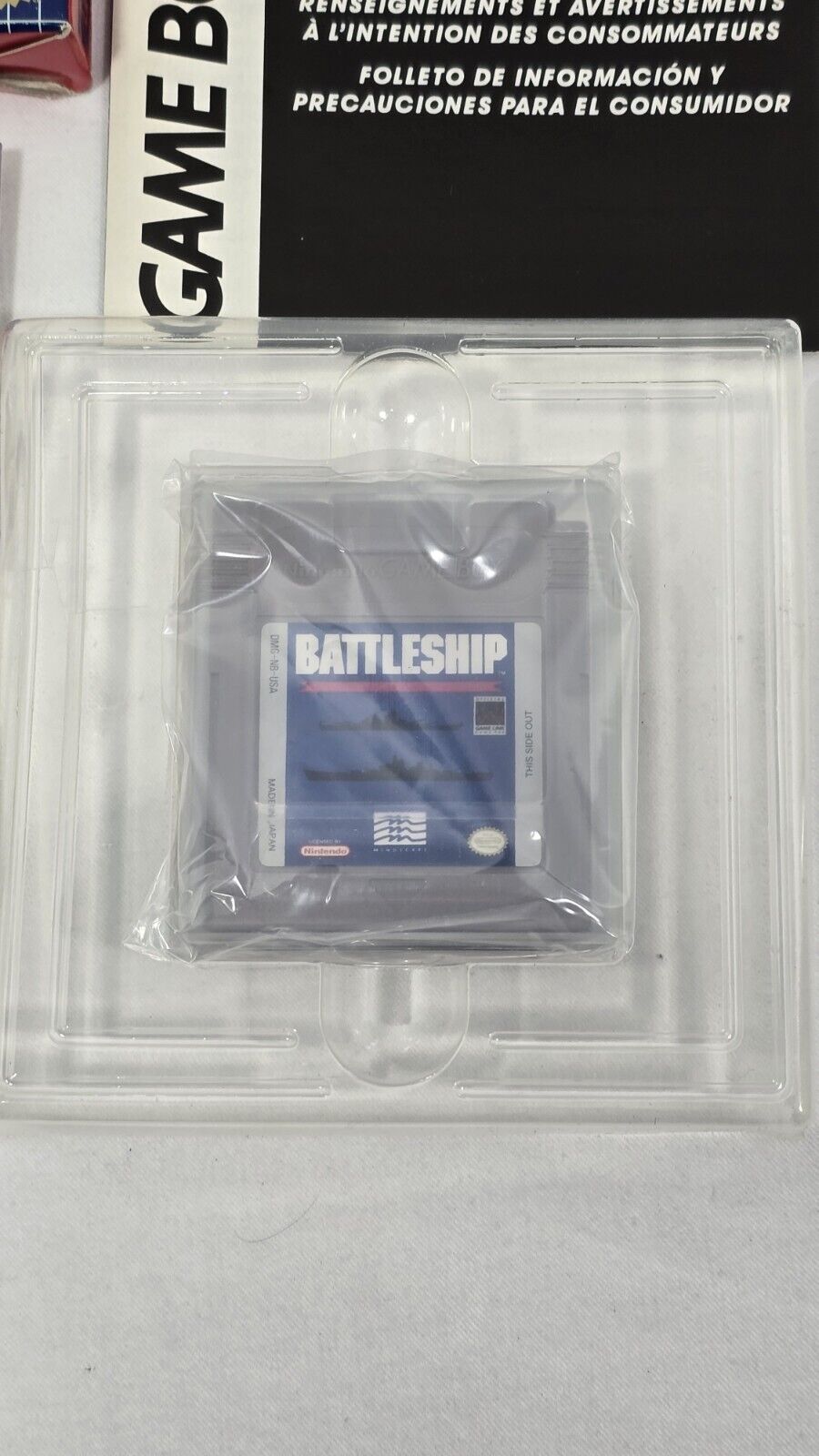 1992 - Battleship Nintendo Game Boy Game CIB Complete