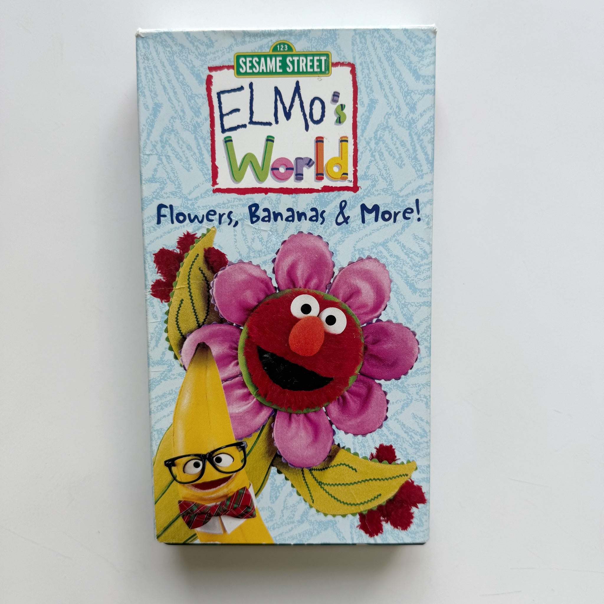 Elmo's World Flowers, Bananas & More! VHS 2000 Sesame Street